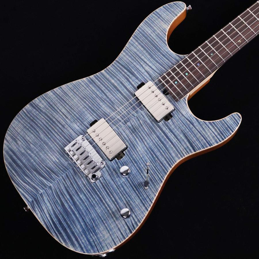 ギター T's Guitars DST-DX22 Roasted Maple Neck T's Guitars ティーズギター DST-DX22 Trans Blue Denim S/N：033285