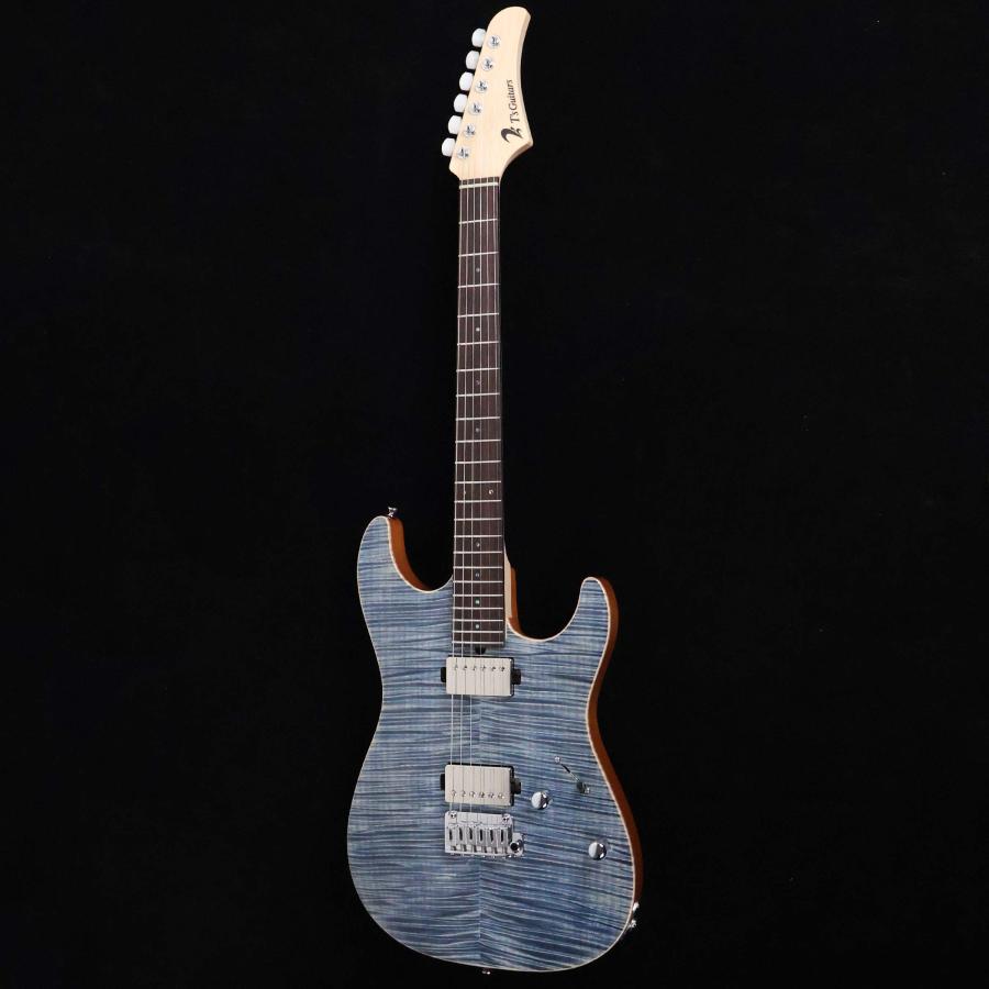 T's Guitars ティーズギター DST-DX22 Trans Blue Denim S/N：033285