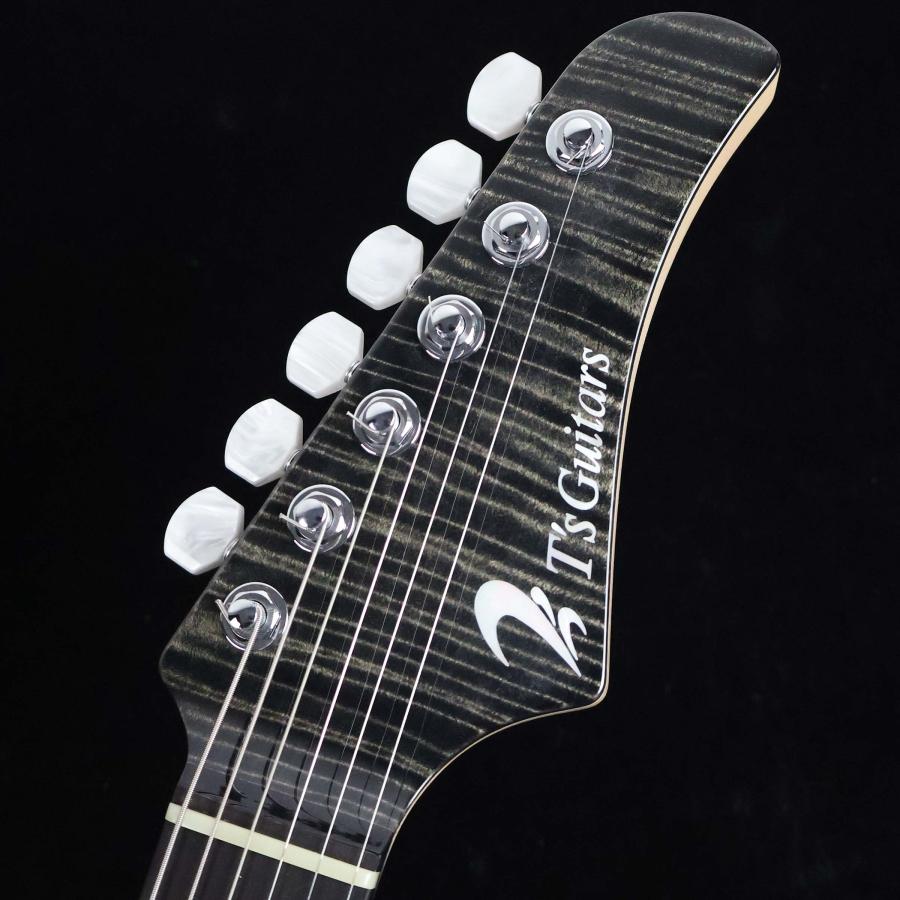 T's Guitars ティーズギター DST-Pro24 Flame Top Trans Black S/N