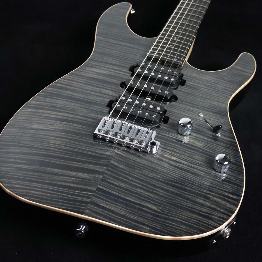 T's Guitars ティーズギター DST-Pro24 Flame Top Trans Black S/N