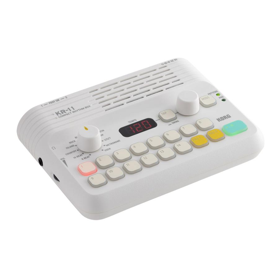 KORG（コルグ） KR-11 + 電源アダプター セット スピーカー内蔵 リズム