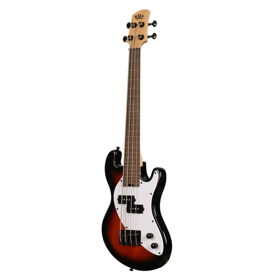 KALA カラ UBASS-SB-TB-FL ミニベース ショートスケール 4弦 タバコ
