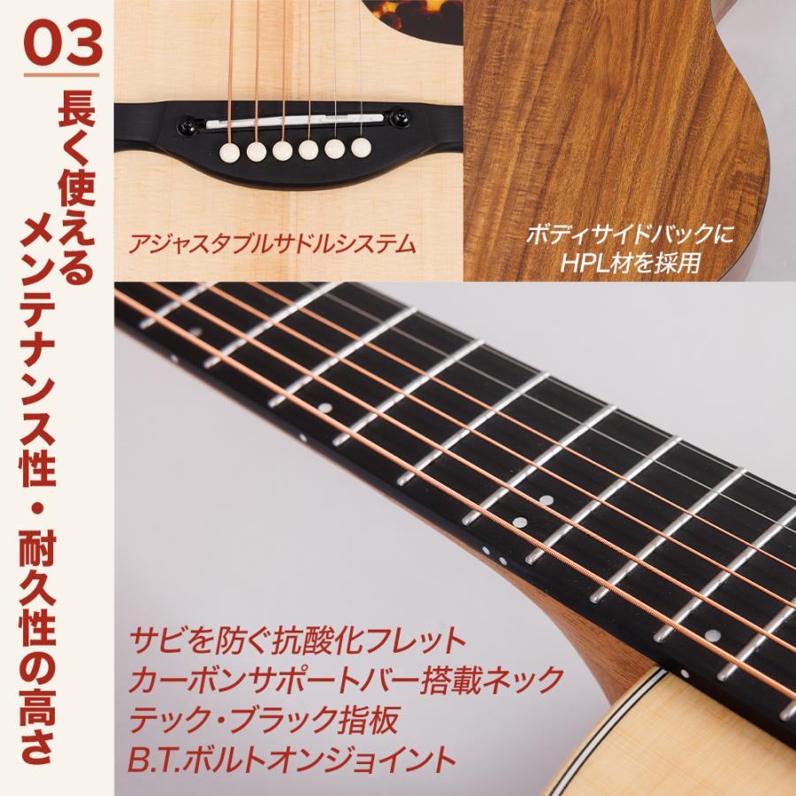 ジェームス（James） J-300AII アコースティックギター初心者12点