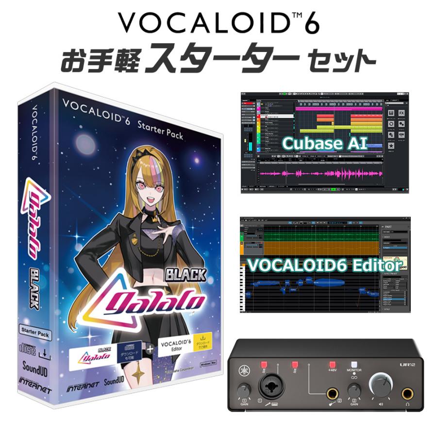 INTERNET インターネット VOCALOID6 galaco BLACK お手軽スターター