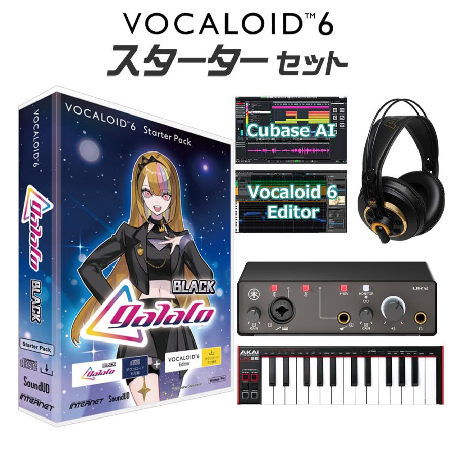 新品未開封　VOCALOID6 ギャラ子 BLACK　スターターパック INTERNET インターネット VOCALOID6 galaco BLACK 初心者スターター