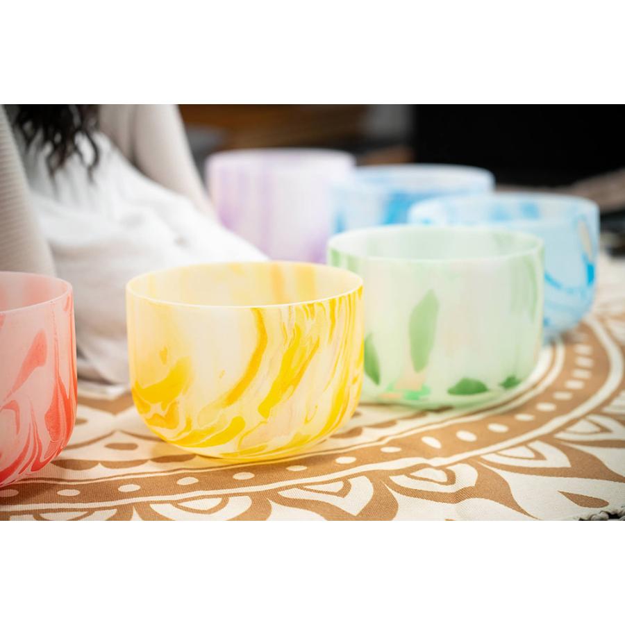 MEINL Sonic Energy Marble Crystal Singing Bowls Chakra Set 直径25.5cm MCSBSETCHA_2