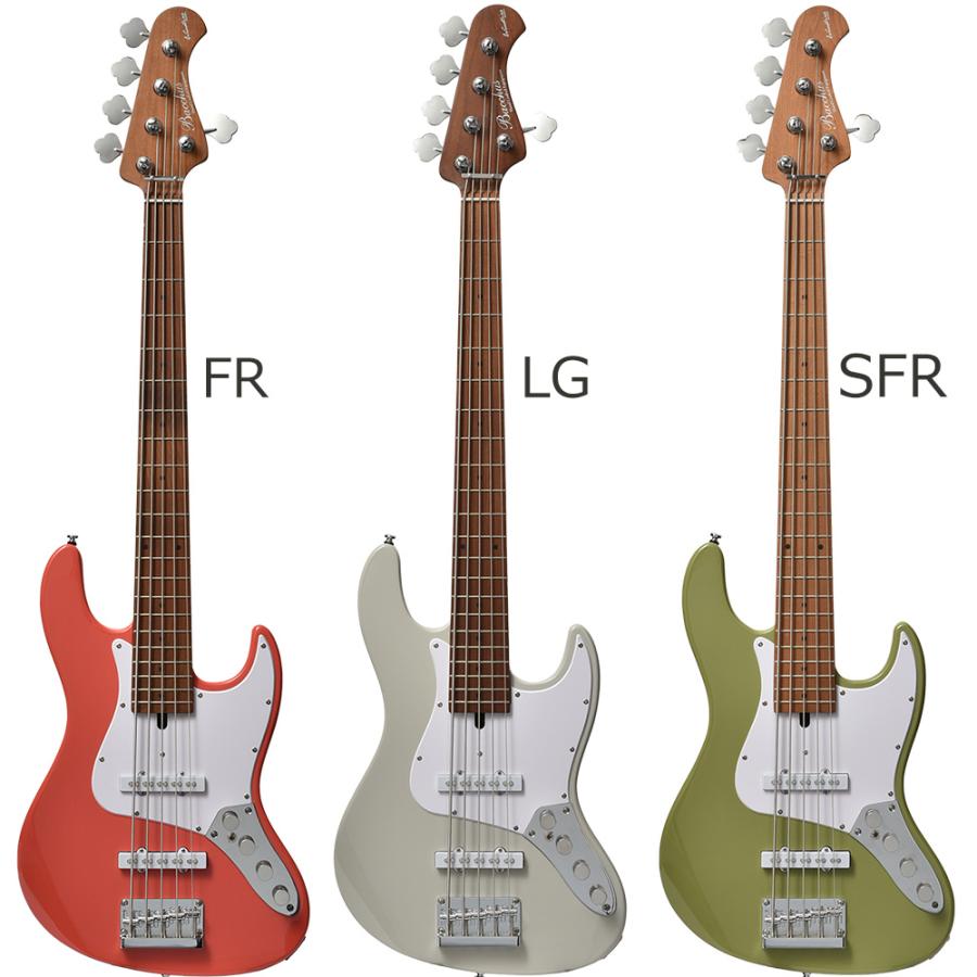 Bacchus バッカス WL5-STD33-AC RSM/M 5弦ベース初心者12点