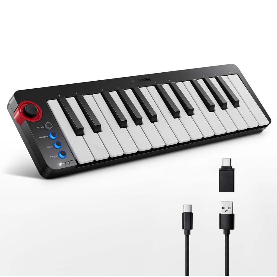 AKAI MPK mini MIDIキーボード Donner B1シンセサイザー