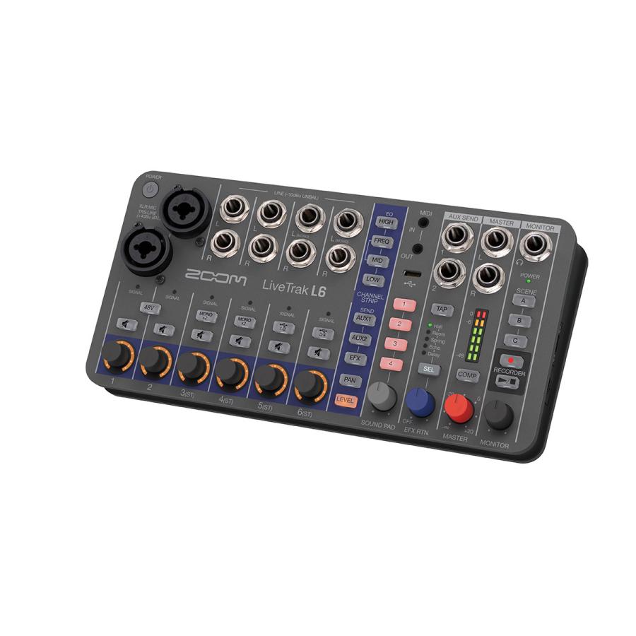 ZOOM ズーム LiveTrak L6 ミキサー レコーダー　新品 楽天市場】ZOOM / LiveTrak L-6 Digital Mixer / Recorder 新品