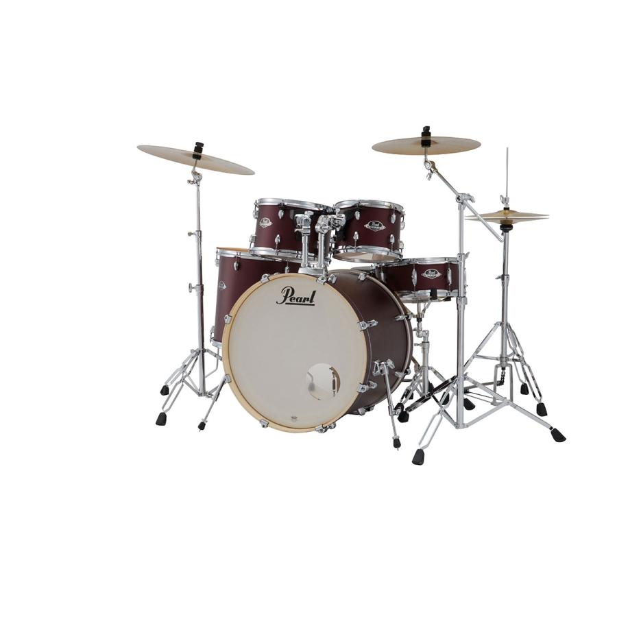 パール　ターゲット　ドラムセット Pearl パール EXX725SN/C #864 Satin Scarlet EXPORT 22”バスドラム