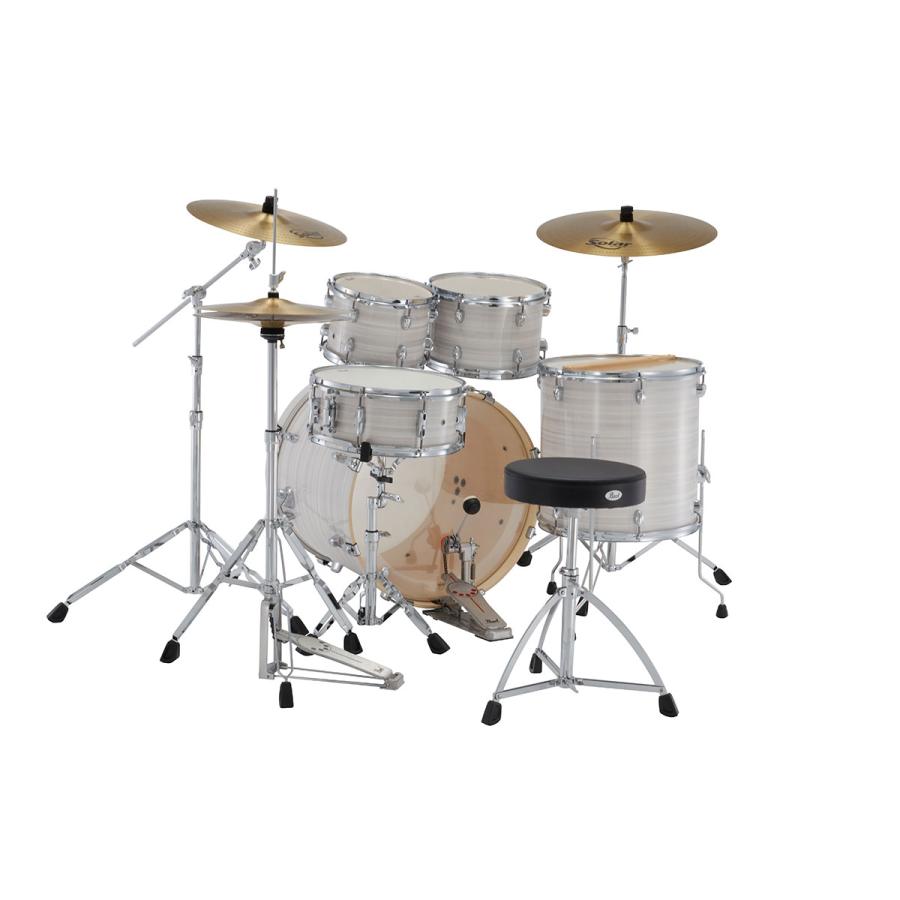 Pearl パール EXX725SN/C #777 Slipstream White EXPORT 22”バスドラム