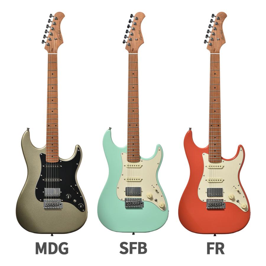 Bacchus（バッカス） GS-2DX RSM/M エレキギター 初心者14点セットVOX