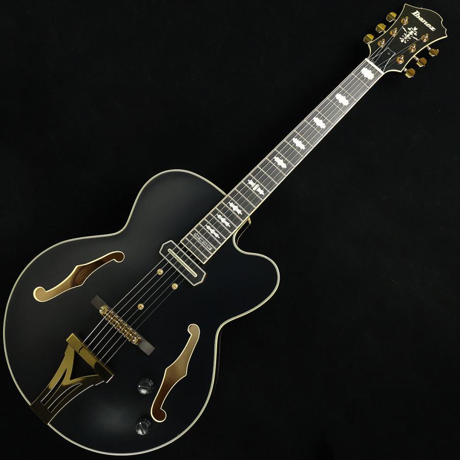 【生産完了】 Ibanez アイバニーズ PM3C Black Low Gloss　S/N：PW24070553 フルアコPat Metheny 未展示品_1