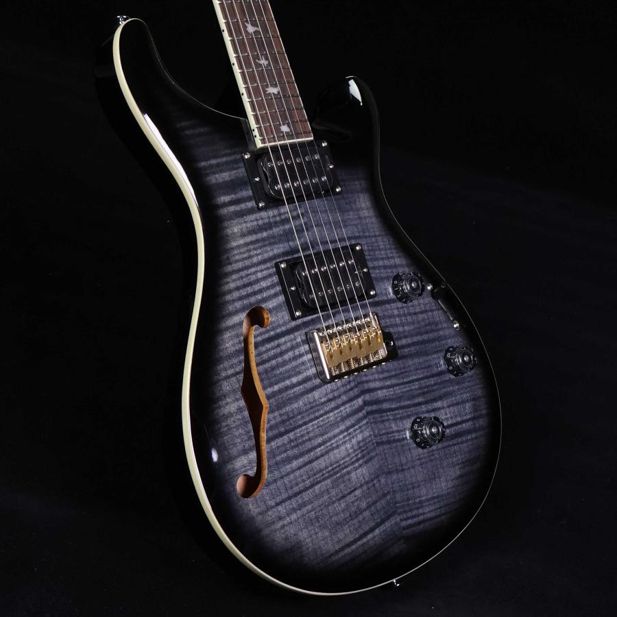 PRS ポールリードスミス(Paul Reed Smith) SE Custom24 Semi-Hollow Piezo Charcoal Burst エレキギター SEカスタム24 セミホロウ ピエゾ_6