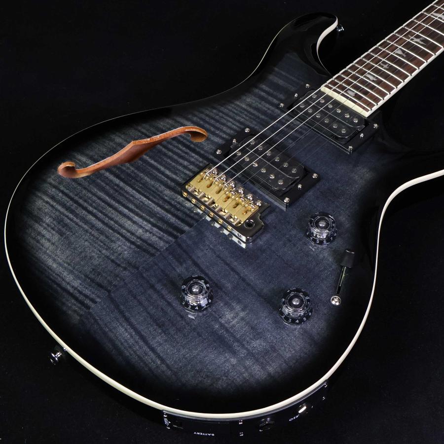 PRS ポールリードスミス(Paul Reed Smith) SE Custom24 Semi-Hollow Piezo Charcoal Burst エレキギター SEカスタム24 セミホロウ ピエゾ_9