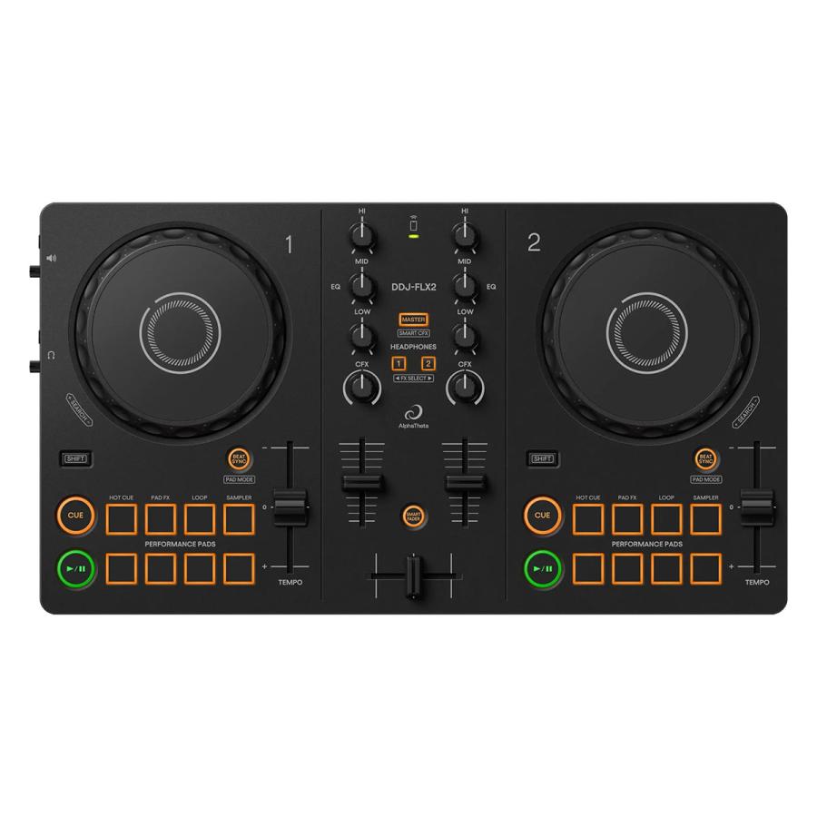 AlphaTheta アルファシータ DDJ-FLX2  rekordbox / djay / Serato DJ Lite対応 DJコントローラー 2CH コンパクト の商品画像