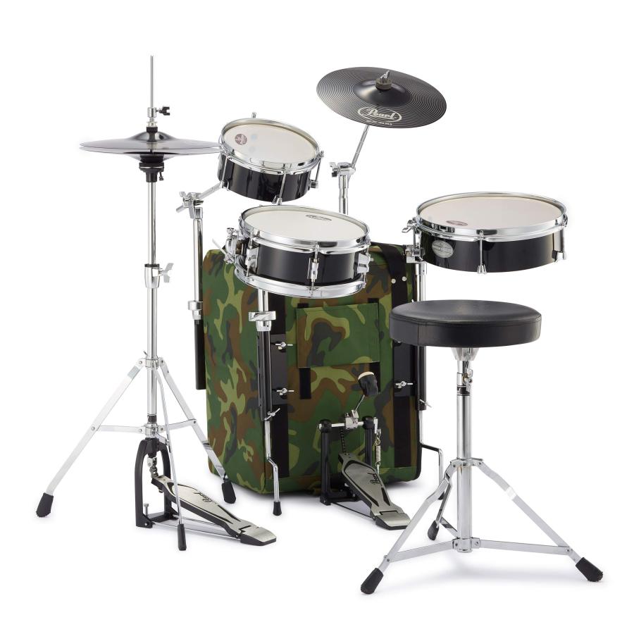 Pearl パール RT-703/CN カモフラージュ リズムトラベラー BLACK