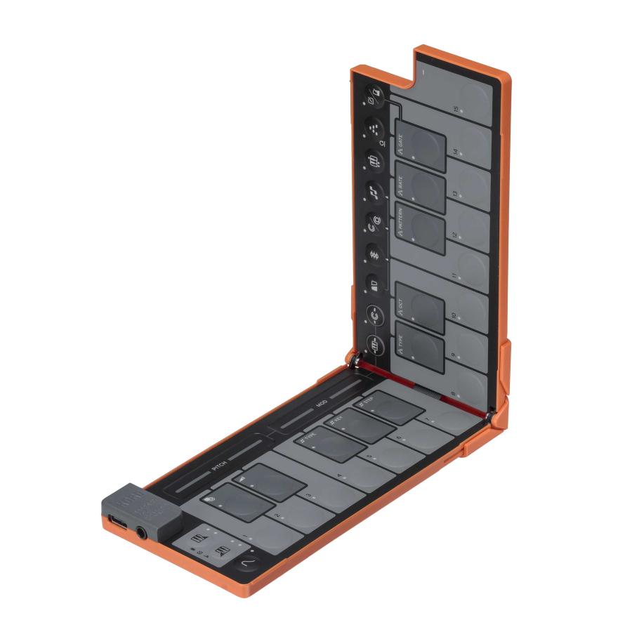 KORG（コルグ） nanoKEY Fold (Lava Orange) 25鍵盤 MIDIキーボード