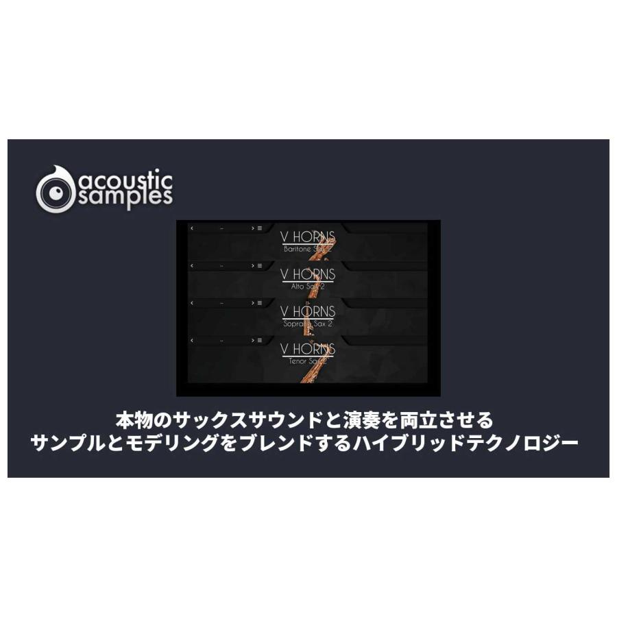 430（fourthirty） Acoustic Samples VHorns Saxophones ソフト音源 サックス音源 ...
