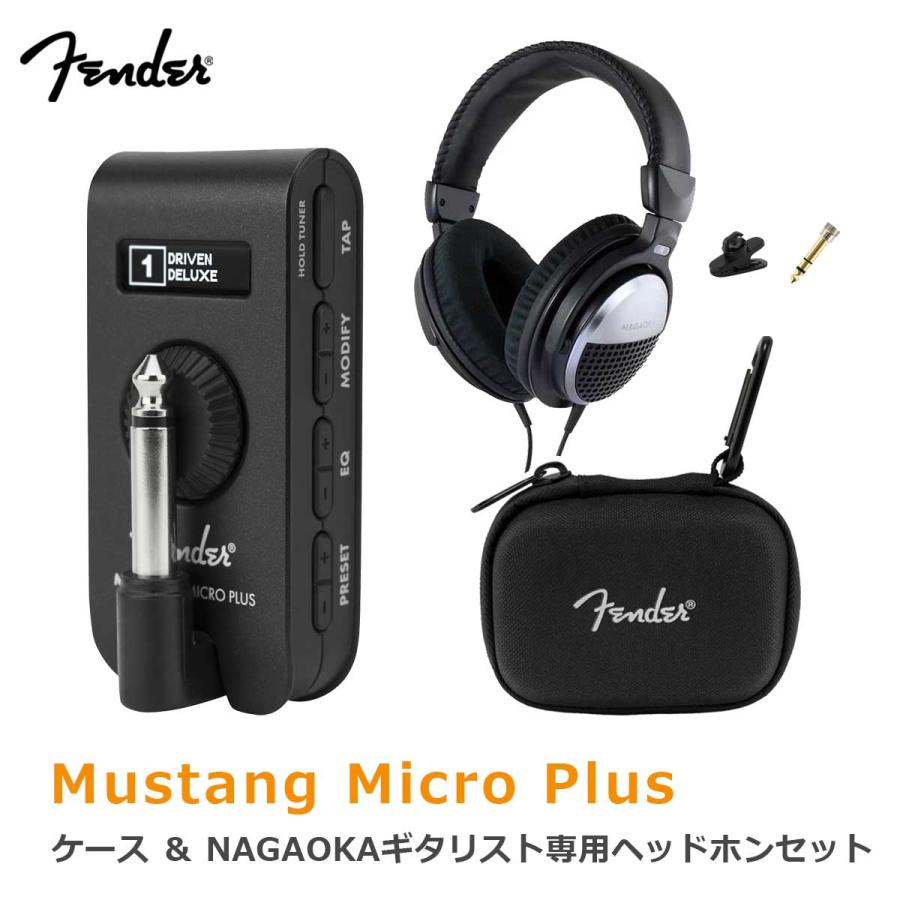 Fender（フェンダー） Mustang Micro Plus ヘッドホンアンプ + NAGAOKA