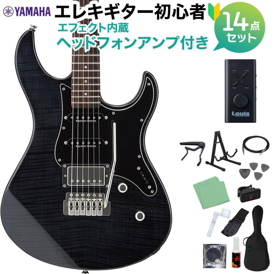 YAMAHA（ヤマハ） PACIFICA612VIIFM TBL 初心者セット ヘッドホン