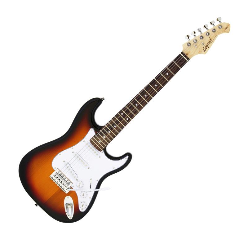 LEGEND レジェンド LST-MINI 3TS エレキギター 初心者14点セット ヘッドホンアンプ付き ストラトキャスター ミニギターWEBSHOP限定の画像