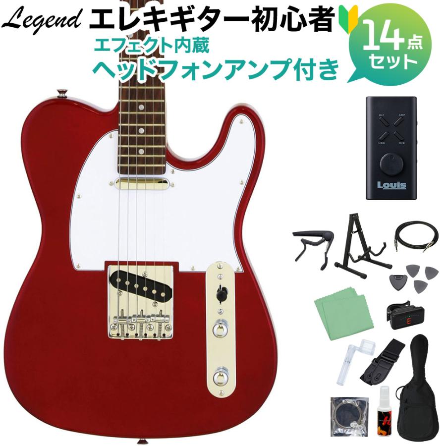 LEGEND レジェンド LTE-Z CA エレキギター 初心者14点セット