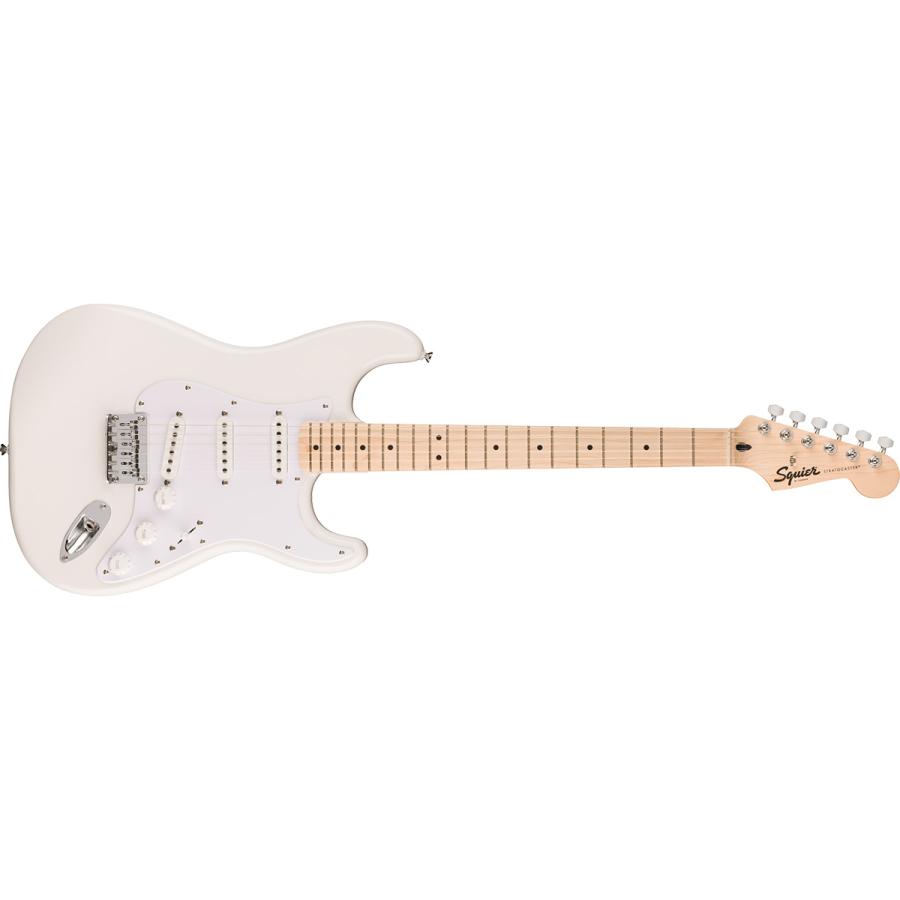 Squier by Fender スクワイヤー / スクワイア SONIC STRATOCASTER HT Arctic White 初心者セット ヘッドホンアンプ付 ハードテイル_1