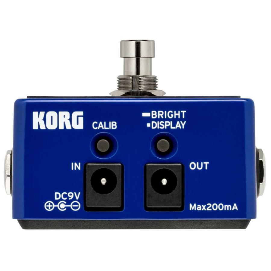 KORG（コルグ） PB-X BLUE (ブルー) ペダルチューナー 限定カラー 高