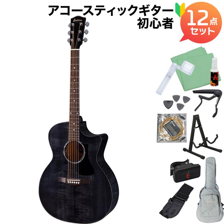 Eastman イーストマン PCH3-GACE TBK Trans Black アコースティック