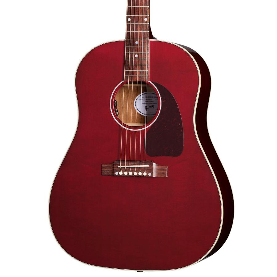 Gibson ギブソン J-45 Standard Wine Red Gloss エレアコギターの画像