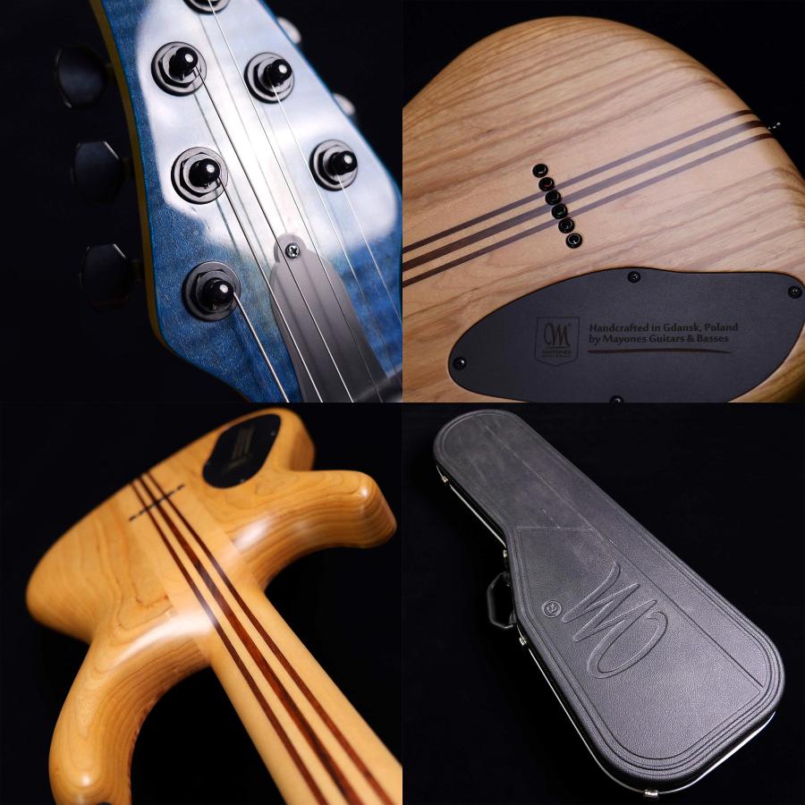 MAYONES メイワンズ REGIUS 6 Trans Natural Fade Blue Burst