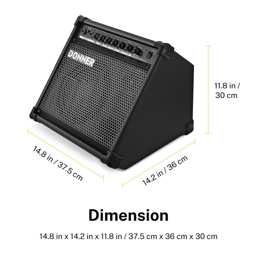 数量限定特価 10%OFF Donner ドナー DDA-35 電子ドラム用アンプ 