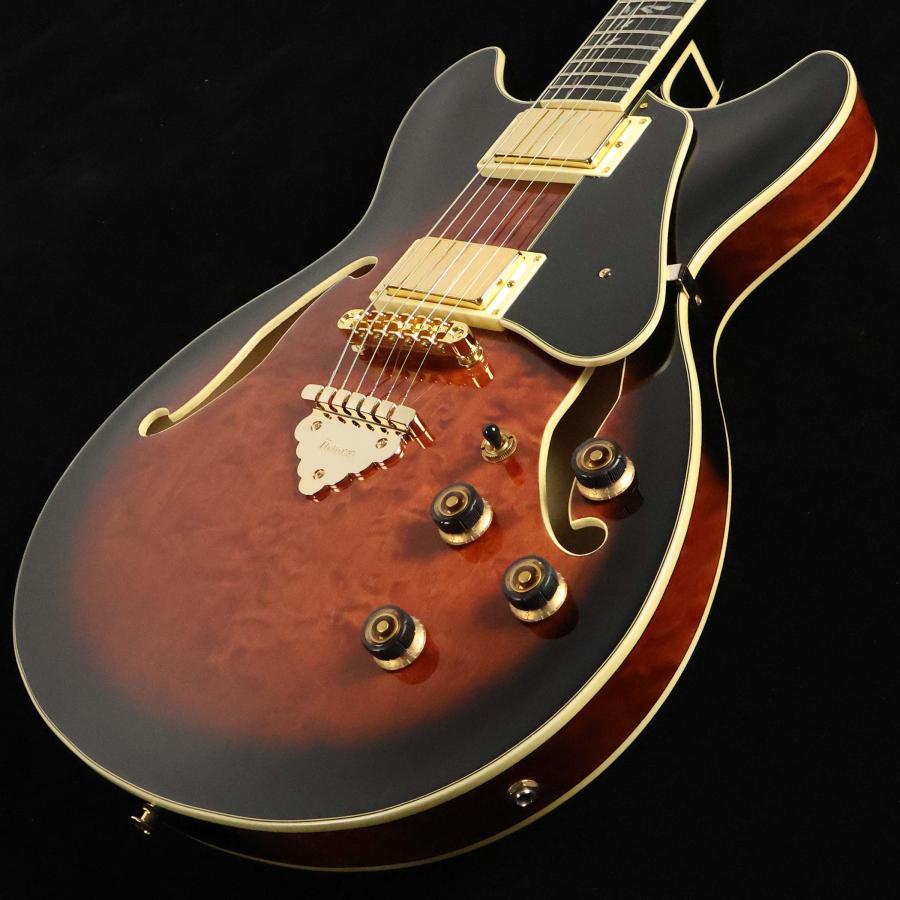 Ibanez（アイバニーズ） AS93QMSP Dark Brown Sunburst S/N