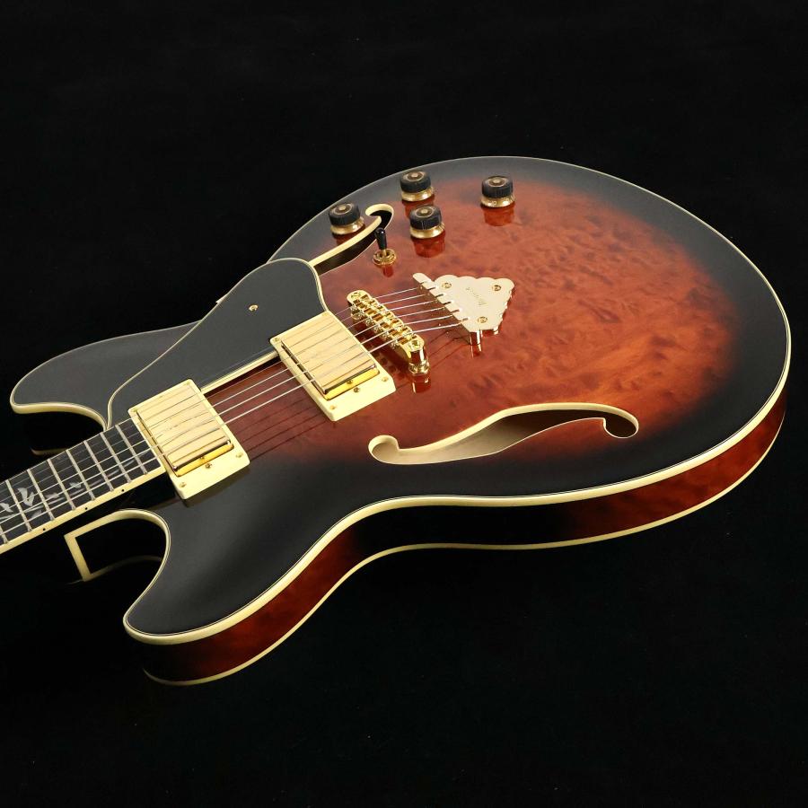 Ibanez（アイバニーズ） AS93QMSP Dark Brown Sunburst S/N