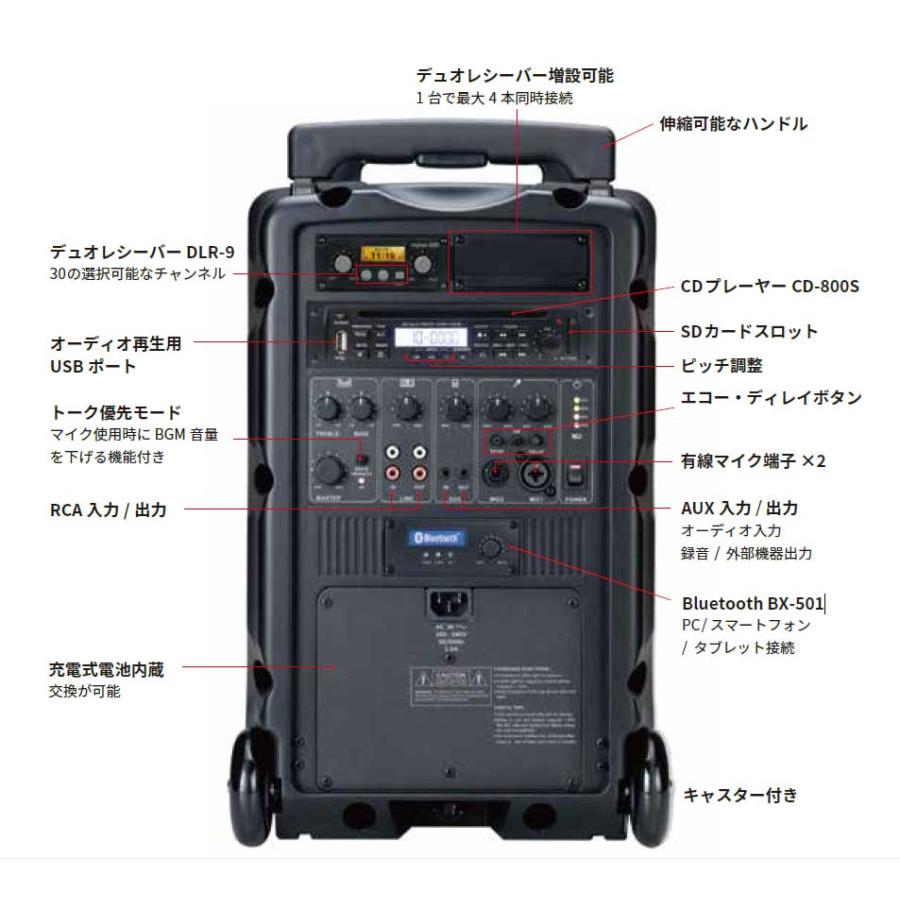 Okayo Japan オカヨジャパン JDL-710 ワイヤレスマイク1本付属セット