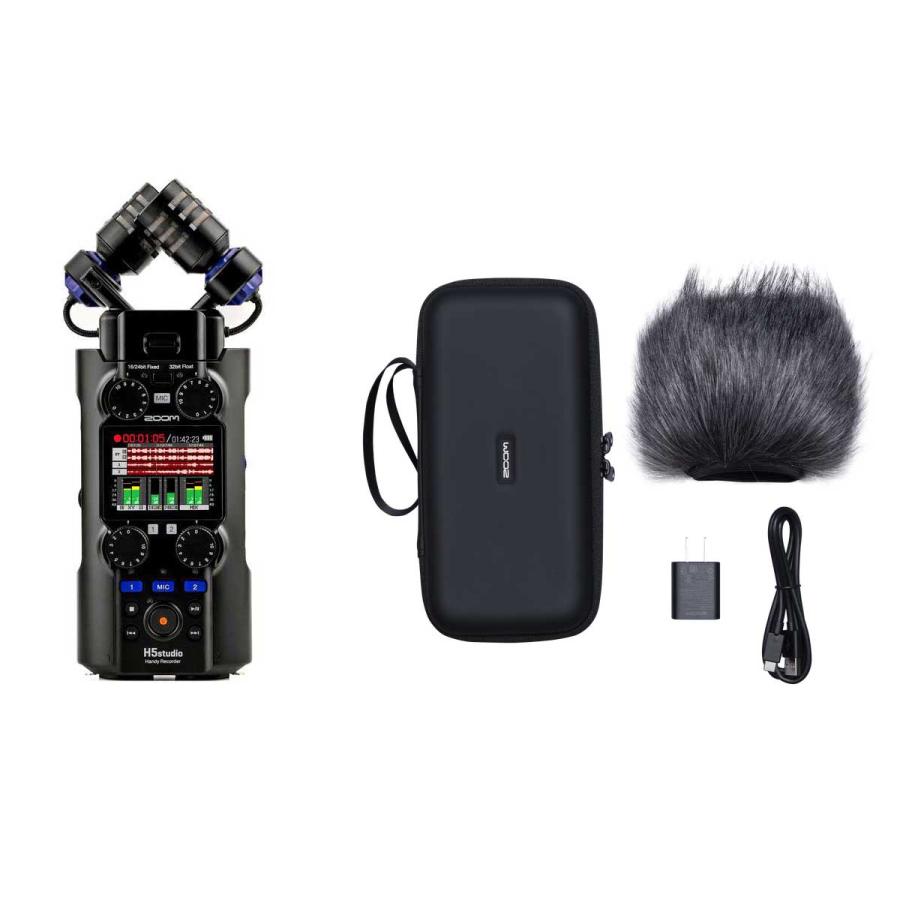 ZOOM H5studio ハンディレコーダーとアクセサリーパック ズーム(楽器) ZOOM ズーム H5 studio + 専用アクセサリ