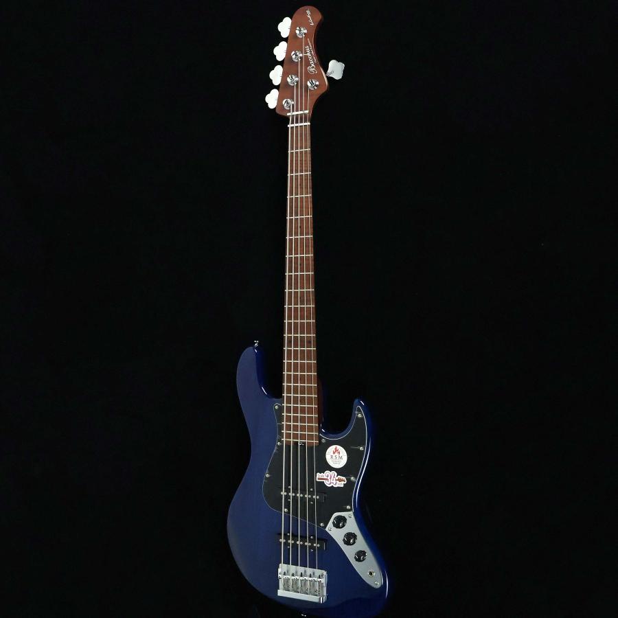 Bacchus バッカス WL5-ASH/RSM See Through Blue　S/N：GI14943 5弦 未展示品_10