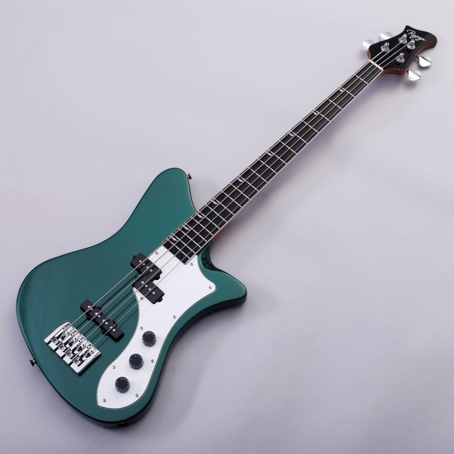 Ryoga リョウガ SKATER-BASS Deep Forest Green ベース初心者11点セット ミニアンプ付き PJタイプ ベイクドメイプルネック ディープグリーンの画像