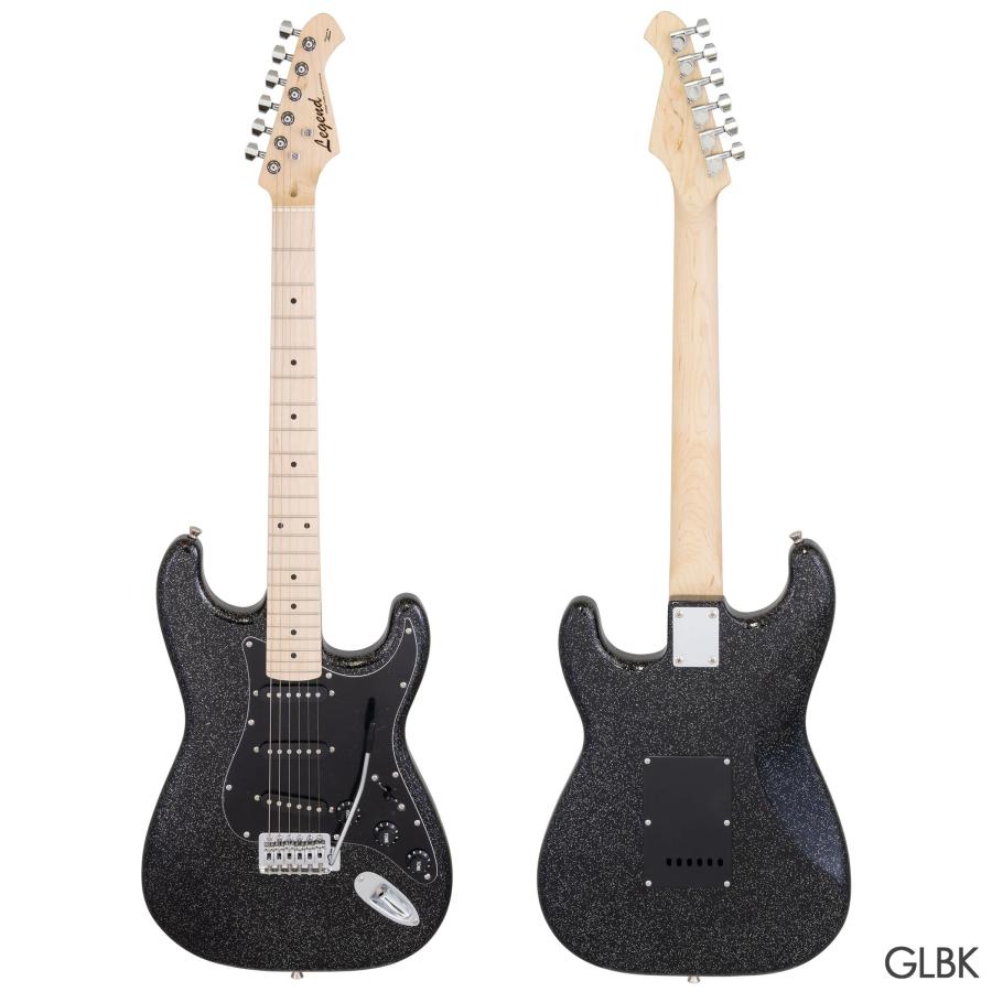 LEGEND レジェンド LST-Z GLGR / M GLBK エレキギター初心者14点セット
