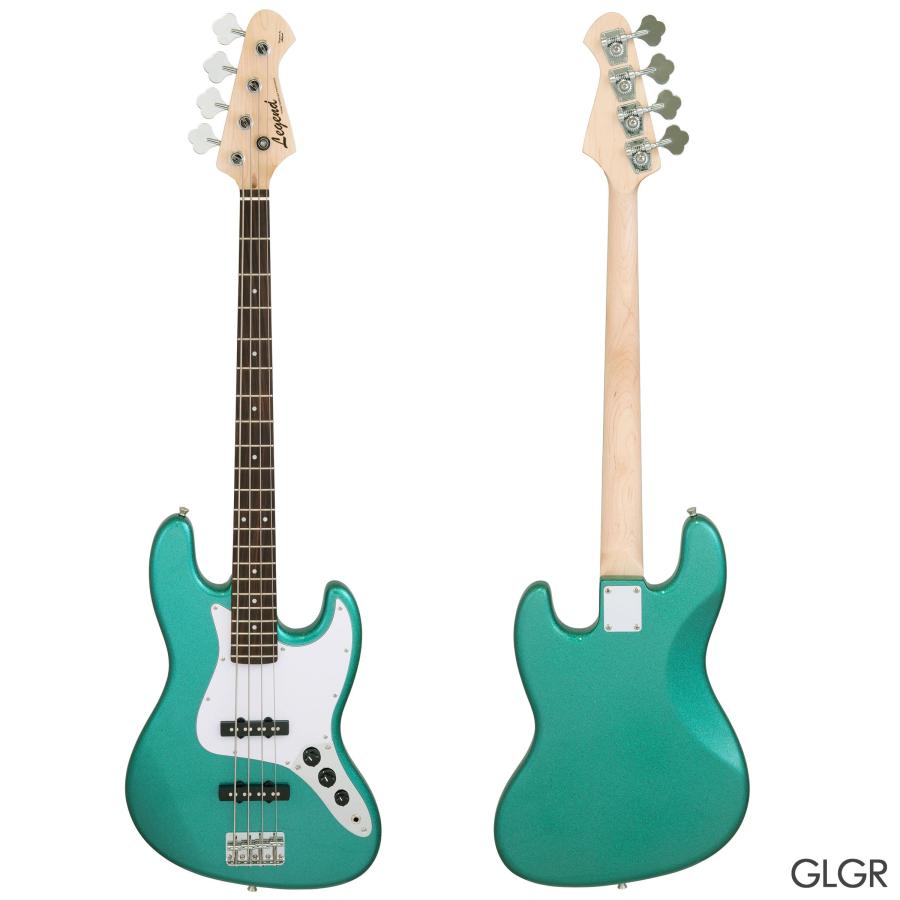 LEGEND レジェンド LJB-Z GLGR / LJB-Z M GLBK ベース初心者12点セット 島村楽器で一番売れてるベースアンプ付 エレキベース 限定モデル ラメ塗装の画像