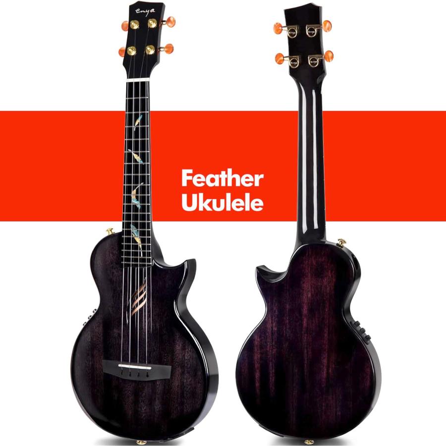 国内正規品 ENYA エンヤ Feather Mahogany Black (ブラック) テナー