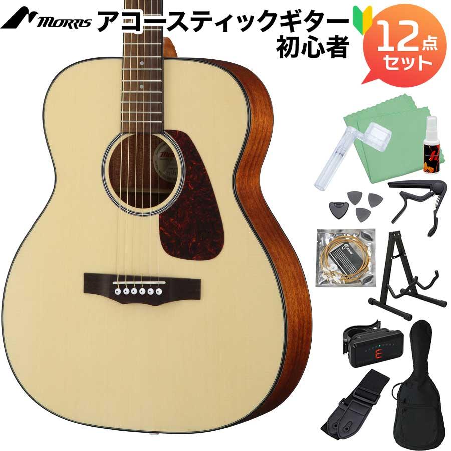 Morris アコースティックギター ナチュラル Morris モーリス F-1 NAT (ナチュラル) アコースティックギター初心者