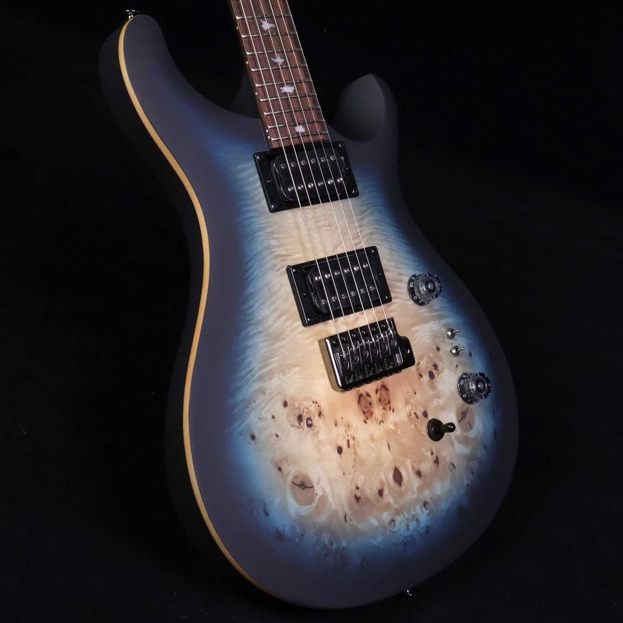 PRS ポールリードスミス(Paul Reed Smith) SE Custom24-08 Poplar Burl Lake Blue Midnight Burst 限定モデル エレキギター SEカスタム24-08 ポプラバールの画像