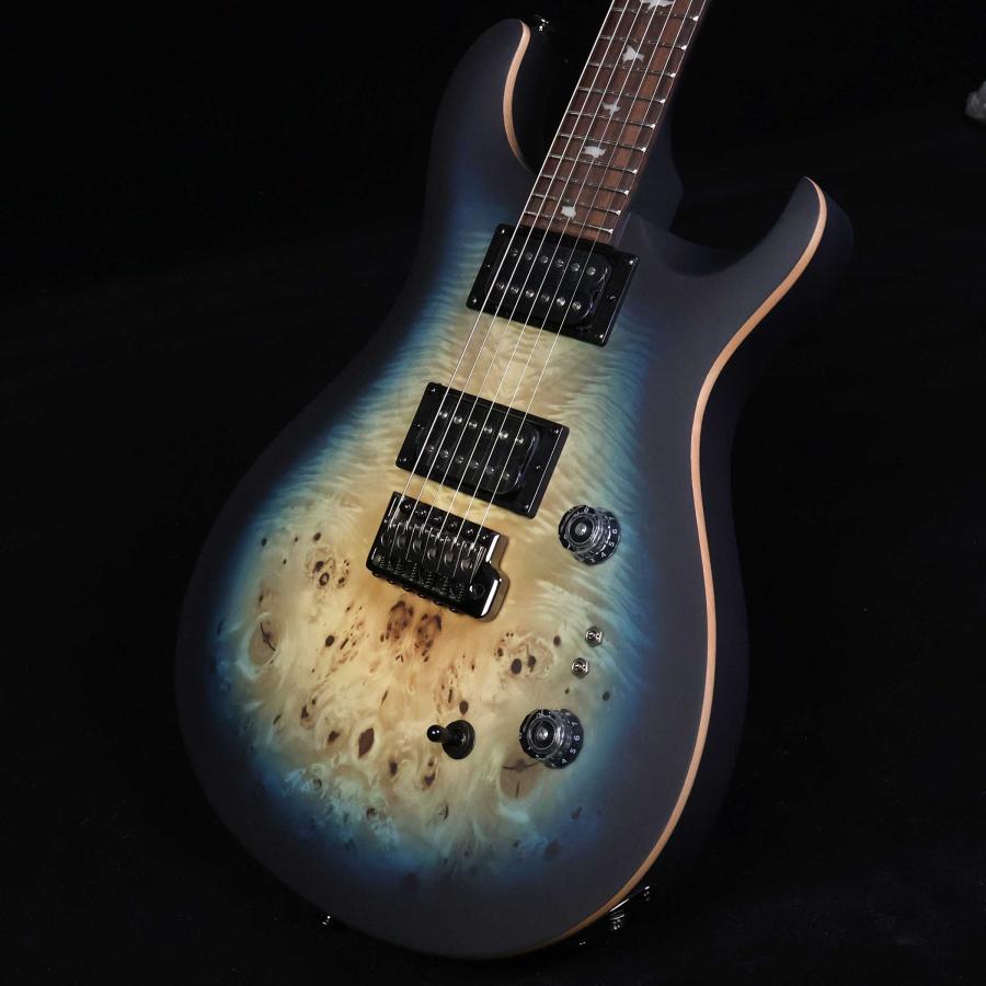 PRS ポールリードスミス(Paul Reed Smith) SE Custom24-08 Poplar Burl Lake Blue Midnight Burst 限定モデル エレキギター SEカスタム24-08 ポプラバールの画像