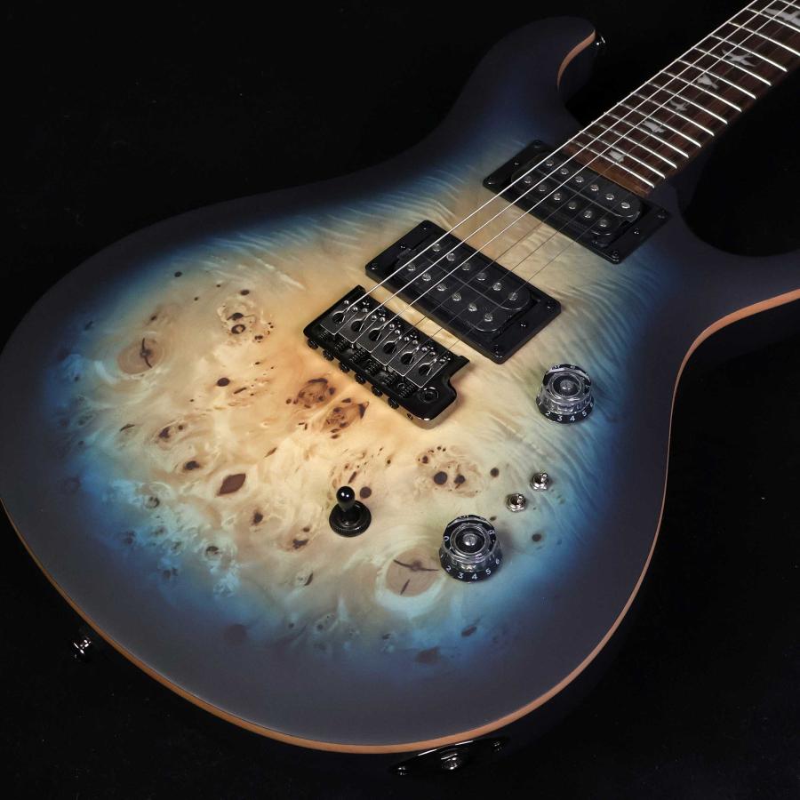 PRS ポールリードスミス(Paul Reed Smith) SE Custom24-08 Poplar Burl Lake Blue Midnight Burst 限定モデル エレキギター SEカスタム24-08 ポプラバールの画像