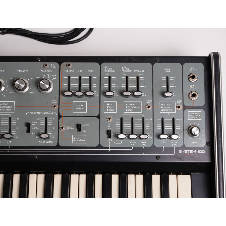 Roland シンセサイザー　RS-101 通電のみ確認　ジャンク品 ローランド（Roland） System-100 Model 101 シンセサイザー