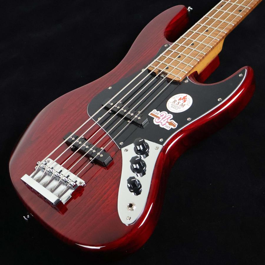Bacchus バッカス WL5-ASH/RSM See Through Red　S/N：GI21182 5弦 未展示品_8