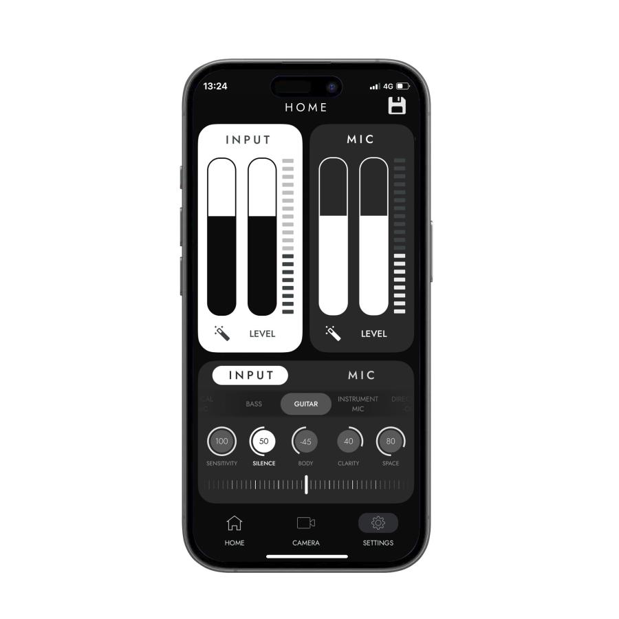 Blackstar ブラックスター Polar Go ポータブルオーディオインターフェース ステレオマイク内蔵 バッテリー駆動の画像