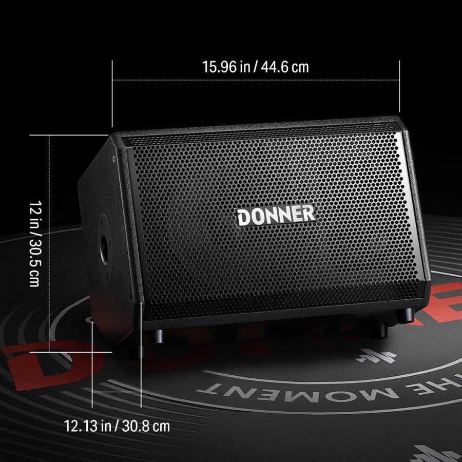 Donner ドナー DDA-1000 ペア + MG10XU + マイク 2本 50〜100人程度 イベント・ライブ向けPAスピーカーセット DDA1000_2
